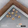 Decoraciones Explosivas para Uñas Color Champagne Zirconia, Huevos de Paloma de Azúcar de Roca, Forma de Corazón, Cuadrado Grueso, Melard, Pedrería Irregular para Uñas al por Mayor