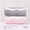 Toalha Colorida Ondulada Novo Estilo, Espessa, Absorvente, Fleece de Coral que Não Solta Fiapos, Toalha de Rosto Doméstica Macia para Secar Cabelo