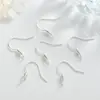 Ganchos de brinco de mola grandes e pequenos, estilos de pendurar verticais e planos, material de aço inoxidável, ganchos para pingentes de brinco DIY, acessórios versáteis