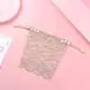 Sujetador de Encaje sin Tirantes Anti-Exposición para Mujer, Exquisito Recorte Corto de Encaje Invisible, Cobertor de Pecho Invisible sin Costuras de una Pieza