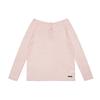 Heyhenry Camiseta de Manga Longa Listrada com Gola de Uma Linha Estilo Americano Preguiçosa Feminina Outono Solta Fina Blusa Top Proteção Solar