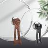 Mango de tapa con veta de madera puede ser vertical anti-escaldaduras wok de baquelita mango universal accesorios tapa de vidrio