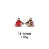 Calcetines de Papá Noel, Cascabeles, Sombreros, Accesorios de Joyería de Aleación para Manualidades, Accesorios para el Cabello Transfronterizos, Colgantes para Llaveros