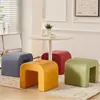 Banqueta para Trocar Sapatos de Celebridade da Internet Banqueta Baixa para Sala de Estar Banqueta de Sofá Banqueta de Maquiagem Banqueta de Banheiro Quarto Casa Criativa Banqueta Vestível para Porta