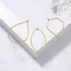 Estilo Coreano Alta Venda Simples Brincos de Gancho Acessórios Fábrica Atacado Gancho de Metal Brincos DIY Feitos à Mão Material