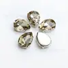 Gotas de água de diamante de vidro de alta qualidade com fundo pontiagudo strass garra de prata costurada à mão diamante faça você mesmo roupas sapatos bolsa joias acessórios