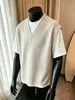Camiseta falsa de dos piezas de manga corta para hombre, camiseta casual deportiva juvenil de verano a la moda, top de camiseta retro americano