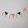 2026 Amazon Transfronterizo Más Vendido Hecho a Mano Crochet Simple Bandera Triangular Colgante Decoración Hogar Decoración de Pared