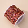 Festival de Mediados de Otoño Hilo de Cinco Colores Trenzado a Mano al por Mayor, Hilo Multicolor Resistente al Desgaste y que no se decolora para Pulseras, Materiales para Tejer Joyería DIY