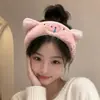 Diadema facial de peluche Oso Pequeño, diseñada para mujeres, ideal para aplicar maquillaje y mascarillas faciales, se puede usar a diario sin apretar la cabeza ni aplastar el cabello