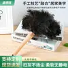 Venda Direta da Fábrica Mais Vendido na Amazon Espanador de Penas de Avestruz Espanador Decorativo de Penas de Avestruz Remoção de Poeira Mini Espanador de Penas de Avestruz Preto