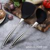 Espátula China de Silicona 304 de Grado Alimenticio Cuchara para Sopa Espátula para Freír Antiadherente Espátula Especial Espátula Doméstica Resistente a Altas Temperaturas