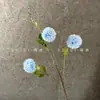 Flores artificiales: Crisantemo de 3 cabezas, crisantemo dorado y flores de bulbo para arreglos de boda, decoración de pasillos, exhibiciones para el hogar y ventanas, venta al por mayor transfronteriza