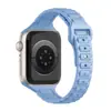 Correa de silicona delgada de tres eslabones adecuada para Apple Watch 9 10 S11 iWatch Pulsera ultrafina