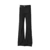 Kb16 High Street Estilo Americano Unissex Moda de Rua de Alta Qualidade Design Desconstruído Bordado Jeans Flare Slim Fit Masculino