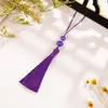 Marcador de Página com Franja de Borla de Sementes de Cabaça 8cm Pingente Pequeno para DIY Borlas Ornamentos de Estilo Antigo Charms Sachês Perfumados Caixa de Presente Acessórios para Headwear