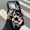 Coração Preto Adequado para Iphone17Promax Case Magnético de Acrílico Fosco 16/15 Entrega de Nicho
