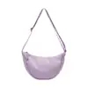 Modelo Nuevo 2026 Bolso Morado Tipo Dumpling para Mujer, Bolso de Hombro Ligero Simple y Versátil, Bolso de Axila, Resistente al Agua y a las Manchas