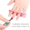 En stock Separador de Dedos de Silicona Multicolores para Uñas, Separador de Dedos del Pie, Fijador de Esmalte de Uñas, Pin para Dedos de Uñas
