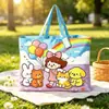 Bolsa de almacenamiento para colcha de jardín de infantes con estampado de dibujos animados, bolsa de equipaje grande para mudanzas, regalo para la vuelta al cole, bolsa de colcha portátil