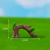 Micro-Paisagem Criativa Árvores Verdes Artificiais, Flores, Musgo DIY Jardinagem Garrafa Ecológica Cena Decoração Acessórios Pequenos Enfeites