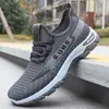 Procesamiento de Zapatos Personalizados para Hombre Zapatos de Primavera Venta al por Mayor Zapatos Casuales para Hombre Poliuretano Malla Transpirable Zapatos Deportivos para Exteriores para Hombre