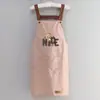 Delantal Popular Transfronterizo a Prueba de Aceite e Impermeable para Cocina Casera y Trabajo en Catering, Resistente a Manchas, Monos con Cubierta de Correa Estampada de Alta Apariencia