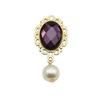 Pingente de pérola embutido de 13*18mm, pulseira com fivela de diamante, acessórios para cabelo, corrente, pingente, acessórios de joias DIY