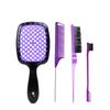 Peine de Amazon para peinar el cabello, peine hueco, peine para el cabello, cepillo de pelo de tres piezas, peine de cola de ratón, cepillo de borde