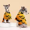 Ropa para perros de primavera y otoño para comercio exterior transfronterizo, estampado de calabaza de Halloween, para perros medianos y pequeños, perro, gato, ropa para mascotas