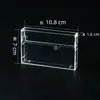 Caja de Cinta Caja de Energía Retro Caja de Tarjetas de Visita de Cristal Caja de Almacenamiento Caja de Notas de Cinta