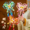 Linternas de Mariposa Seleccionadas Cuidadosamente para el Festival de Medio Otoño, Kit de Materiales DIY Hechos a Mano con Palitos Retorcidos, Linterna Portátil de Conejo para Niños
