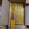 Venta al por mayor de fábrica nuevo bastón telescópico automático de oro de acero inoxidable Rey Mono bastón de oro luminoso puesto de feria lugar escénico venta caliente