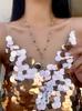1 Peça de Colar/Pulseira Longa Colorida com Bolinhas Douradas/Prateadas Estilo Moda Europeu e Americano Acessórios de Decoração para Festa Liga de Metal