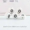 Amazon Xiyin Venda Quente 6x 10mm Contas Cerâmicas com Alfabeto Material para Fazer Pulseira DIY Infantil Conjunto de Contas
