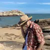 Sombreros de Paja para Playa de Verano al por Mayor, Sombreros de Protección Solar de Ala Ancha, Sombreros de Sol para Mujer, Adecuados para Salidas, Sesiones de Fotos y Viajes