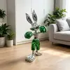 Enfeite de Coelho de Orelhas Longas de Boxe Decoração de Gabinete de TV Atacado Mesa de Centro para Casa Mesa de Cabeceira Desktop Moderno Simples