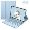 Adequado para Samsung Tab S9S10Fe+ Teclado Bluetooth Touch A9Plus A11+ Compartimento para Caneta Teclado Retrô Capa de Couro