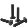 Tornillos de Cabeza Avellanada Plana de Alta Resistencia Grado 10.9, Acero Aleado, Pavonados, Tornillos M4 de Apriete Manual, Acero al Carbono