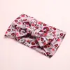 Banda para el pelo de bebé con lazo estampado estilo bohemio creativo de gran venta en Europa y América, accesorios para el cabello de nailon súper suave para niños.