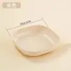Plato para huesos para mesa de comedor, plato para huesos doméstico, charola de plástico para frutas secas, charola de escritorio para desechos, plato para huesos, plato, charola para huesos