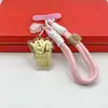 Moda Versátil Hazte Rico Inmediatamente Tesoro Princesa Por Favor Hazte Rico Llavero Creativo Colgante para Bolso Artículo de Moda