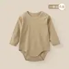 Roupas para Bebê Recém-Nascido, Macacão 100% Algodão para Recém-Nascidos, Macacão para Primavera e Outono, Body Triângulo, Roupa de Baixo de Manga Longa