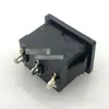 KCD-117-3P Tres Velocidades Tres Patas Cortas 21*15mm Interruptor Forma de Barco 6A/250V Balancín Forma de Barco Patas Pequeñas