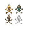 Colgante de aleación de zinc retro DIY, accesorios de calavera, venta al por mayor, directo de fábrica 2452