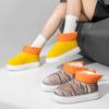 2024 Nuevas Zapatillas de Algodón para el Hogar para Uso Interior y Exterior, Terciopelo Usable, Suela Gruesa, Botas de Nieve, Ropa Exterior de Invierno para Mujer, Cálidas, para Parejas