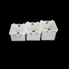 86HS 50 60 70Caja de empotrar de PVC con base, caja con alambre para oreja, caja oculta para oreja, caja de interruptor, cableado