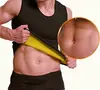 Amazon Corset de Neoprene Decote U Sports Blast Suor Modelador Corporal Masculino Top Colete Meias