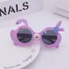 Gafas de Sol Infantiles Lindas de Dibujos Animados Conejito Unisex Gafas de Sol con Temperamento de Moda Gafas Anti-UV