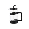 Prensa Francesa de Vidrio Engrosado Resistente al Calor Filtro de Acero Inoxidable Cafetera Doméstica Filtro de Prensa Cafetera Manual Pour-Over Filtro